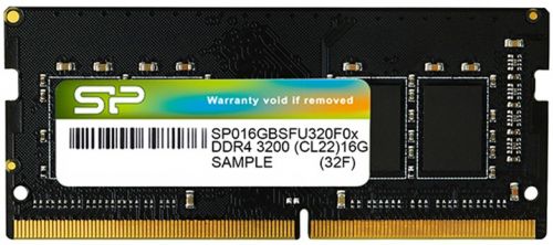 Модуль памяти SODIMM DDR4 16GB Silicon Power SP016GBSFU320F02 PC4-25600 3200MHz CL22 1.2V RTL