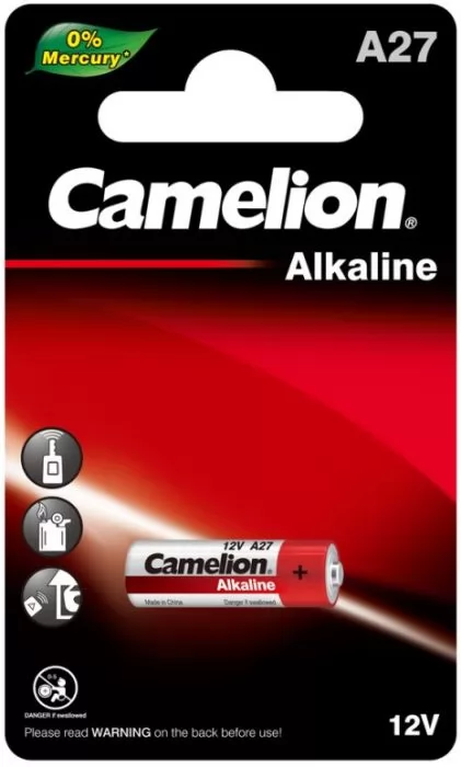 фото Camelion A27-BP1(0%Hg)