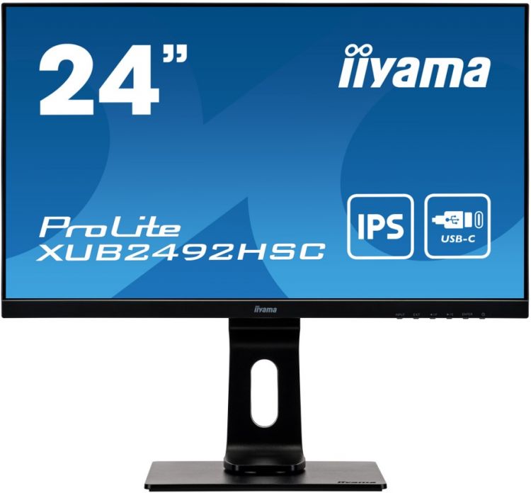 

Монитор 23,8" Iiyama XUB2492HSC-B1 1920x1080, IPS LED, 16:9, 250cd, 178гр/178гр, 75Hz, HAS, Pivot, HDMI, DP, USB, XUB2492HSC-B1