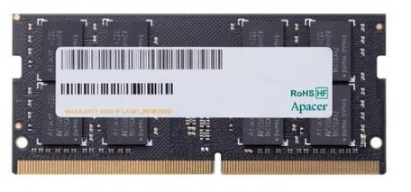 

Модуль памяти SODIMM DDR4 4GB Apacer AS04GGB26CQTBGH PC-21300 2666MHz CL19 1.2V, AS04GGB26CQTBGH