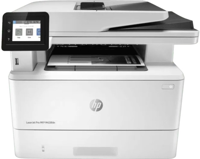 МФУ лазерное черно-белое HP LaserJet Pro M428fdn W1A29A-X A4, 38ppm, Duplex, ДАПД на 50л, fax (тонер на 10к стр)