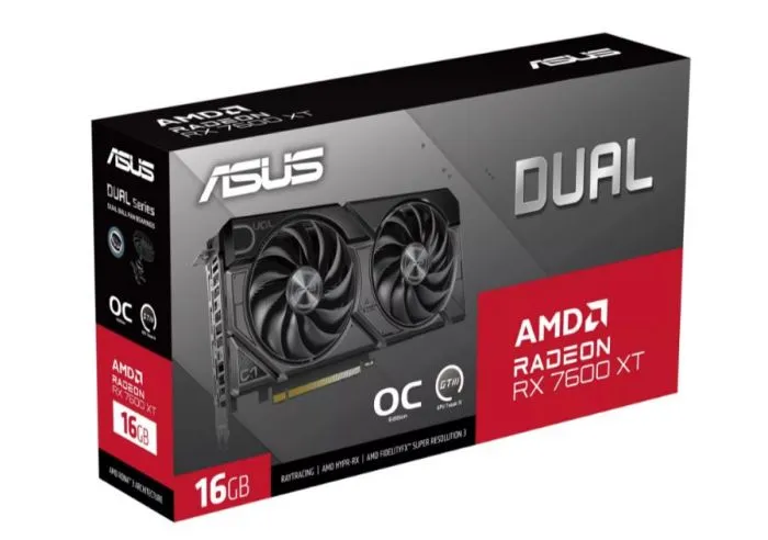 ASUS Radeon RX 7600 XT (DUAL-RX7600XT-O16G)