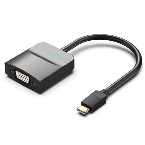 

Адаптер Vention TDDBB USB Type C M/VGA 15F, серый, TDDBB