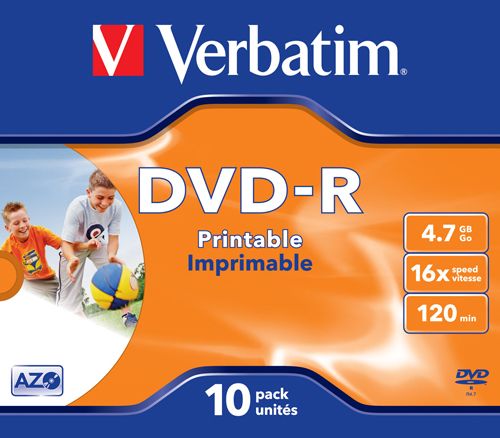 Диск DVD-R Verbatim 43521