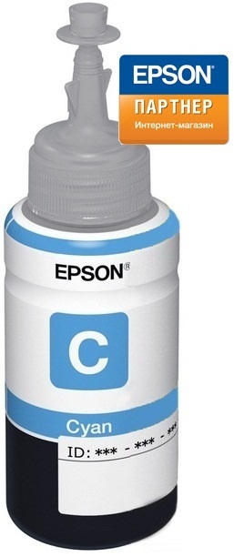 

Контейнер Epson C13T67324A для принтера L800 с голубыми чернилами, C13T67324A