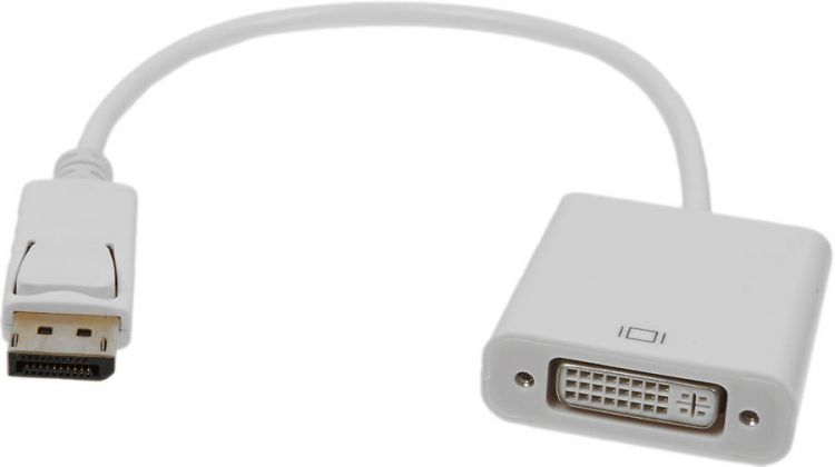 

Переходник VCOM DisplayPort - DVI CG602 20M/19F, 0.15м, DisplayPort - DVI