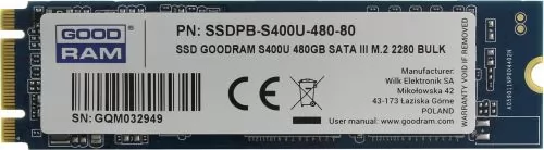 GoodRAM SSDPB-S400U-480-80