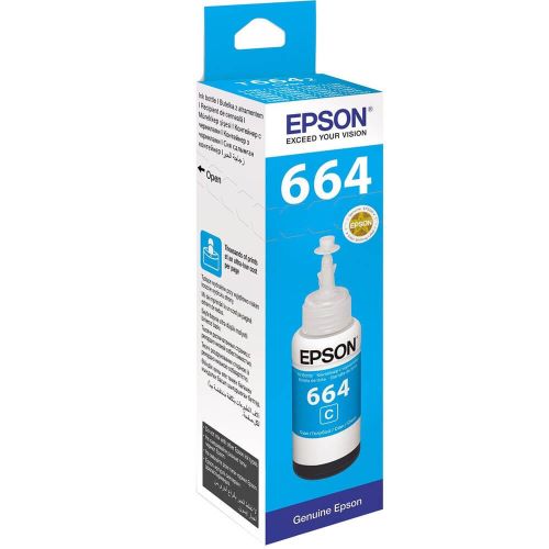 

Чернила Epson C13T664298 голубой 70мл для Epson L100, C13T664298