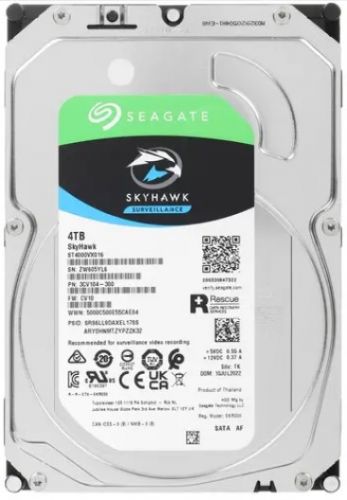 Жесткий диск 4TB SATA 6Gb/s Seagate ST4000VX016 SkyHawk 3.5