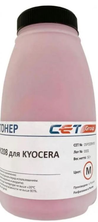 

Тонер-картридж CET CET141135 (PK208) TK-5220M для KYOCERA ECOSYS P5021cdn/M5521cdn Magenta, 18г, CET141135