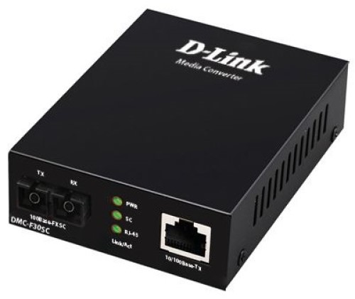 

Медиа-конвертер D-link DMC-F30SC/B1A 1x10/100Base-TX, 1x100Base-FX SC, SM (до 30 км), DMC-F30SC/B1A