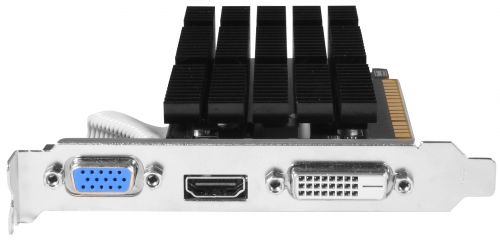 Видеокарта PCI-E KFA2 GeForce GT 710 71GPF4HI00GK 2GB GDDR3 64bit 28nm 954/1600MHz DL DVI-D/HDMI/VGA - фото 3