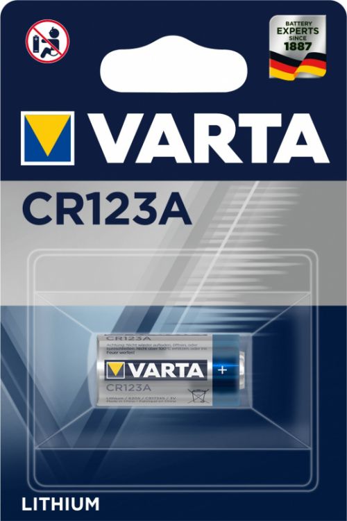 

Батарейка Varta CR123A 06205301401 BL1 Lithium 3V, CR123A