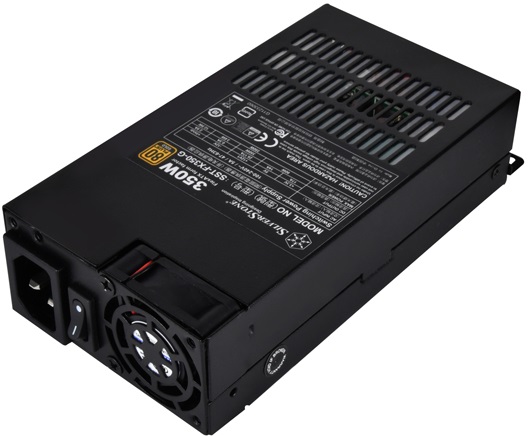 

Блок питания SilverStone FX350-G 350W, Flex ATX, active PFC, 80 Plus Gold, 40mm fan, FX350-G