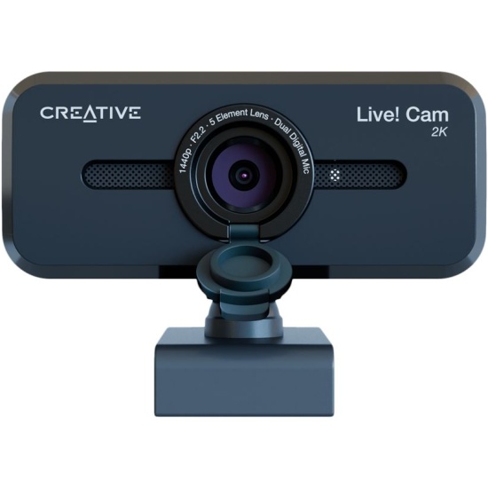 Веб-камера Creative Web Live! Cam SYNC V3 73VF090000000 черная 5Mpix (2560x1440) USB2.0 с микрофоном