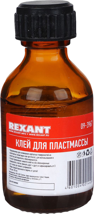 Клей Rexant 09-3967 для пластмассы, «ДХЭ», 30 мл (10шт)