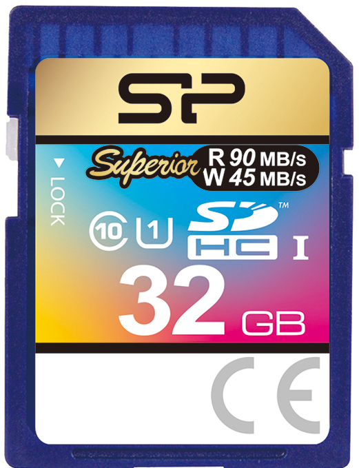Карта памяти 32GB Silicon Power SP032GBSDHCU3V10 Superior SDHC Class 10 UHS-I U3 - фото 1