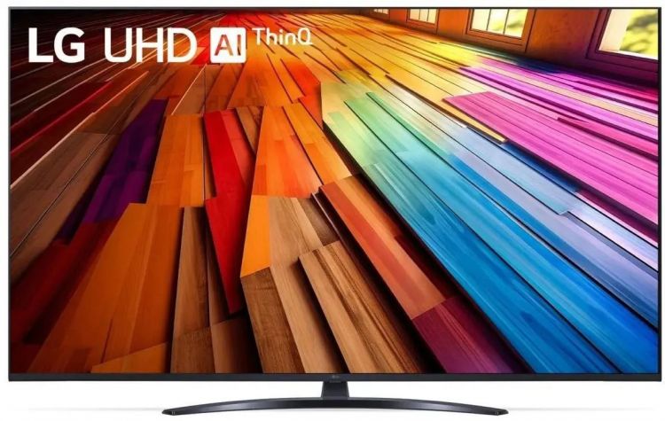 Телевизор LED LG 65UT80006LA.ARUB 65"/черный/4K Ultra HD/60Hz/DVB-T/DVB-T2/DVB-C/DVB-S/DVB-S2/USB/WiFi/Smart TV