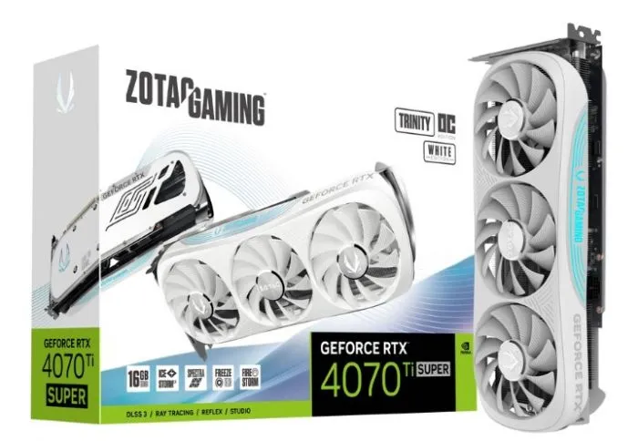 Zotac GeForce RTX 4070 Ti SUPER TRINITY OC WHITE ED