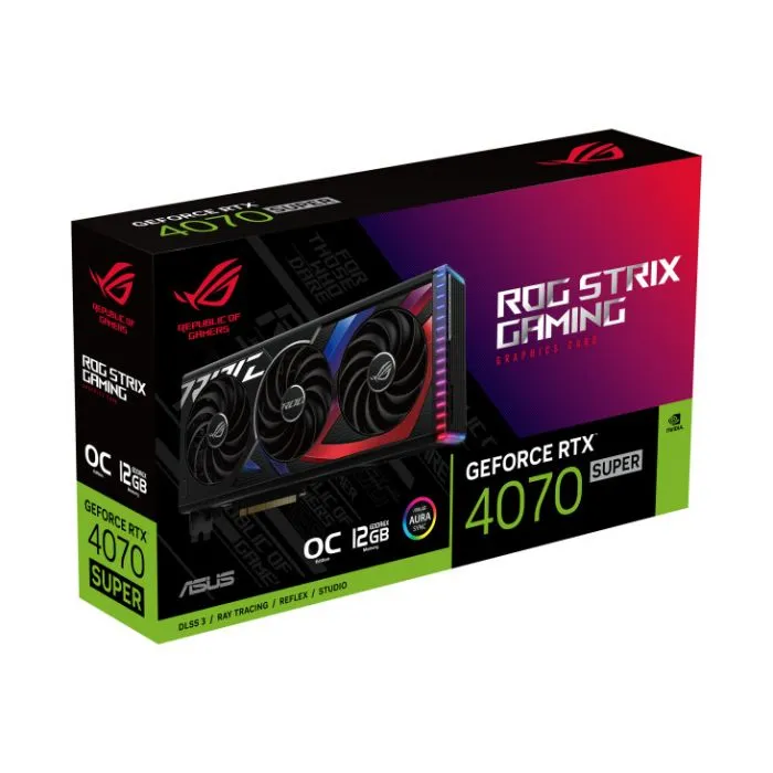 фото ASUS GeForce RTX 4070 SUPER ROG STRIX GAMING OC (ROG-STRIX-RTX4070S-O12G-GAMING)