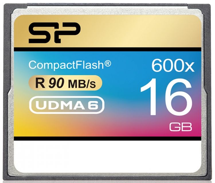 

Карта памяти 16GB Silicon Power SP016GBCFC600V10 Compact Flash Card 600x, SP016GBCFC600V10