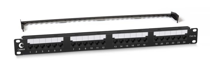 

Патч-панель Cabeus PL2-24-Cat.5e-Dual 19", 1U, Cat 5e, 24 порта RJ45 (8p8c), неэкранированная, Dual IDC (110/KRONE), PL2-24-Cat.5e-Dual