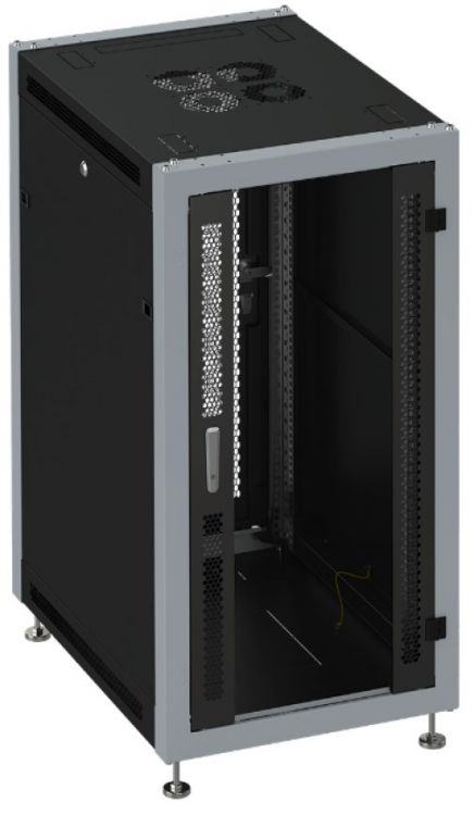 

Шкаф напольный 19", 27U SYSMATRIX SL 6627.914 600x600x1330mm (ШхГхВ) передняя дверь стеклянная, задняя дверь двухстворчатая перфорированная, поворотна, SL 6627.914