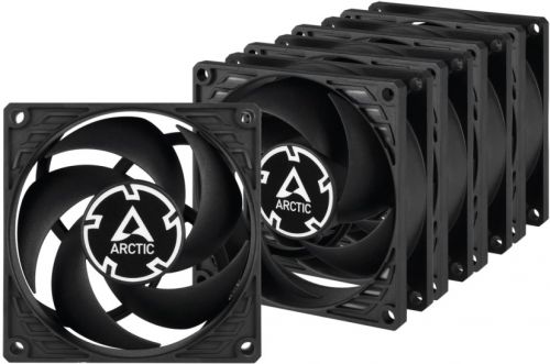 Вентилятор для корпуса ARCTIC P8 ACFAN00153A 80x80x25mm, 3000rpm, 23.4 CFM, 3-pin, black/black, valu