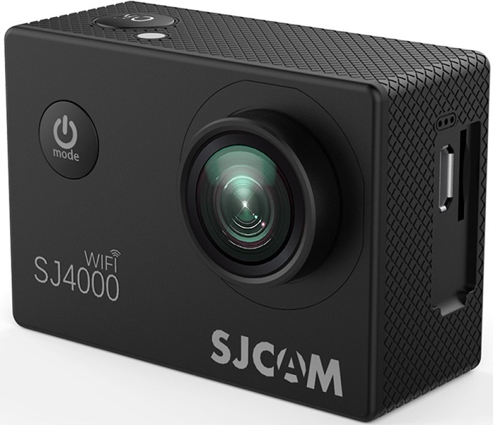 Экшн-камера SJCAM SJ4000 WIFI видео до 1080P/30FPS, AR0330, экран основной сенсорный 2 LTPS LCD, microSD до 64 гб, батарея 900 мАч, WiFi