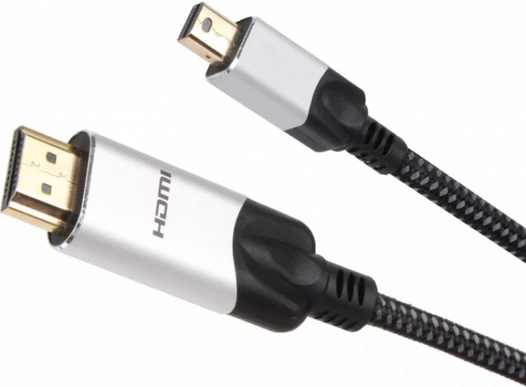 

Кабель-переходник mini DisplayPort-HDMI VCOM CG615M-1.8 4K/60Hz 1.8m, CG615M-1.8