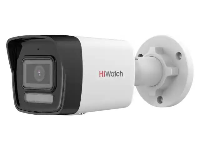 Видеокамера IP HiWatch DS-I850M(2.8mm) 8Мп уличная цилиндрическая с гибридной Smart-подсветкой и встроенным микрофоном