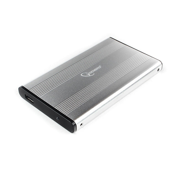 

Внешний корпус для HDD SATA 2.5” Gembird EE2-U3S-5-S для HDD/SSD SATA 6Gb/s 2.5", USB 3.0, алюминий, серебристый, EE2-U3S-5-S