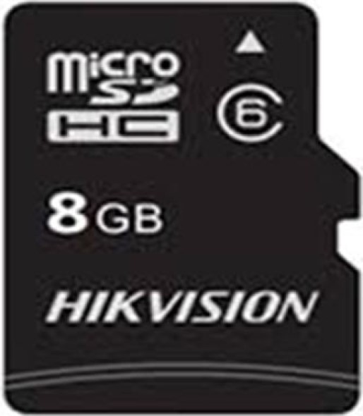 Карта памяти MicroSDHC 8GB HIKVISION HS-TF-C1(STD)/8G/ADAPTER (с SD адаптером) 90/12MB/s