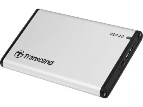 Внешний корпус для HDD SATA 2.5” Transcend TS0GSJ25S3 USB3.0 серебристый