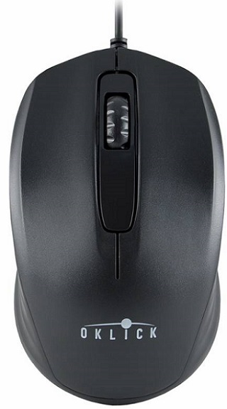 Мышь Oklick 195M M218 BLACK черная, оптическая, 800dpi, USB, 3 кнопки, 945621