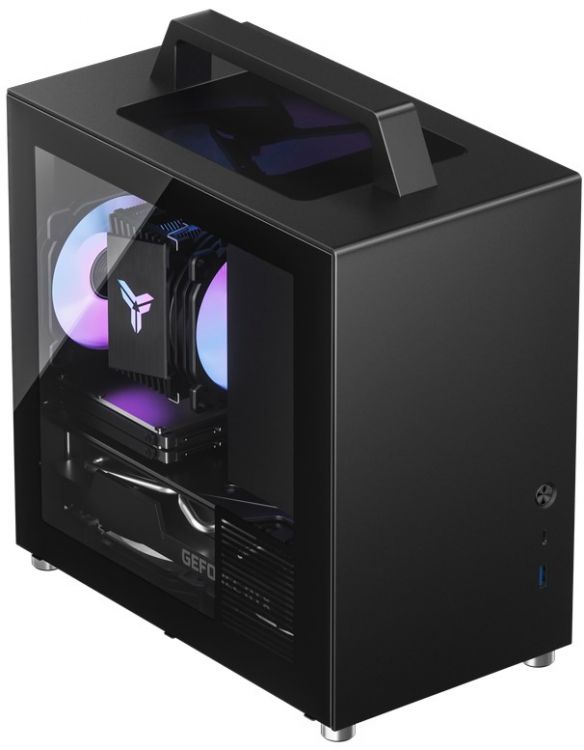 

Корпус mini-ITX JONSBO T8 PLUS Black без БП, боковые панели из закаленного стекла, черный, T8 PLUS Black