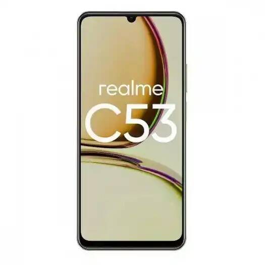 

Смартфон Realme C53 6/128GB 3G 4G 2Sim 6.74" 720x1600 Android 13 50Mpix 802.11 b/g/n/ac NFC GPS GSM900/1800 GSM1900 Touch microSD gold, C53 6/128GB