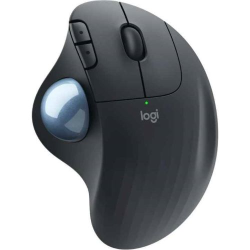 Трекбол Logitech Ergo M575 910-005875 графитовый оптическая (2000dpi) беспроводная BT/Radio USB2.0 (4but)