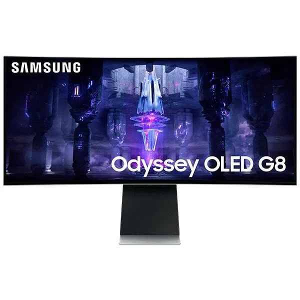 Монитор 34" Samsung Odyssey G3 S34BG850SI IPS, 3440x1440, 21:9, 250cd, 1000:1, 1ms, 178°/178°, 175Hz, HDMI, DP, 2*USB, HAS, Pivot, silver