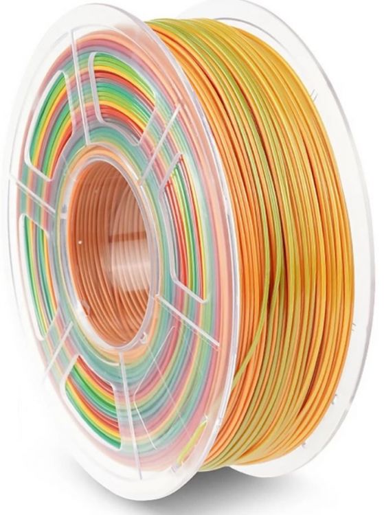 

Пластик NVP NV-3D-PETG-RAINBOW PETG Rainbow для 3D печати, диаметр 1.75мм, длина 330м, 1 кг, NV-3D-PETG-RAINBOW