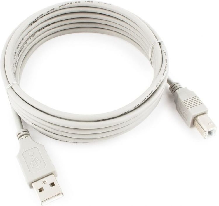 

Кабель интерфейсный USB 2.0 Cablexpert CC-USB2-AMBM-10-N AM/BM, медь, 3.0м, пакет, CC-USB2-AMBM-10-N