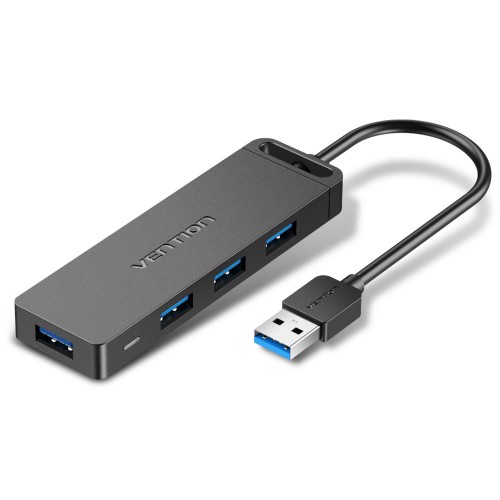 

Концентратор Vention CHLBB OTG USB 3.0 на 4 порта, 0.15м, черный, CHLBB