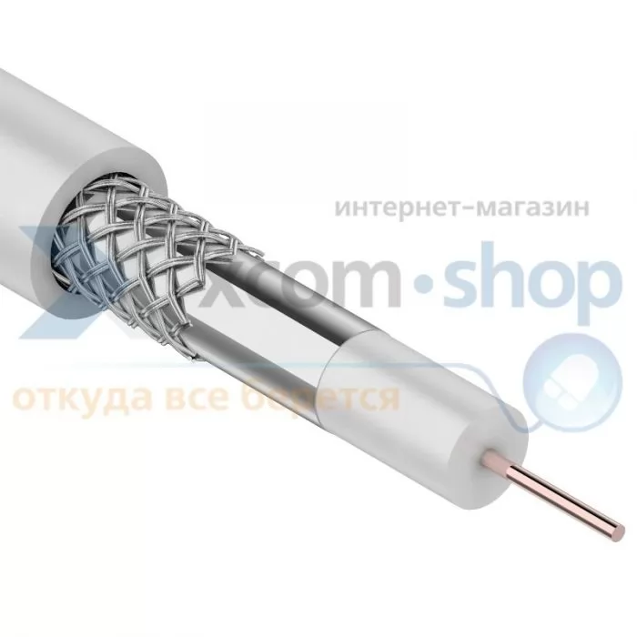 фото Rexant 3С-2V, (48%), 75 Ом, 100м., белый