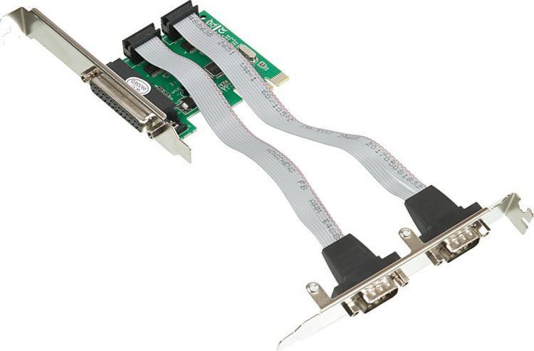 

Контроллер ASIA WCH382 ASIA PCIE WCH 2S1P LP PCI-E 1xLPT 2xCOM Ret, WCH382