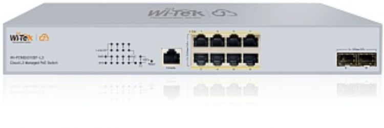 

Коммутатор управляемый Wi-Tek WI-PCMS5010BT-L3 PoE бюджет 370Вт, 8*2,5GE PoE, 2SFP+10G, Cloud, WI-PCMS5010BT-L3