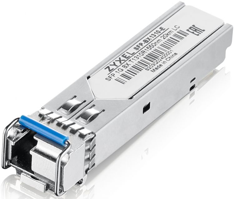 

Трансивер ZYXEL SFP-BX1310-E-ZZBD01F WDM, single mode, SFP, LC, Tx1310/Rx1550, 20 км (10 штук), SFP-BX1310-E-ZZBD01F