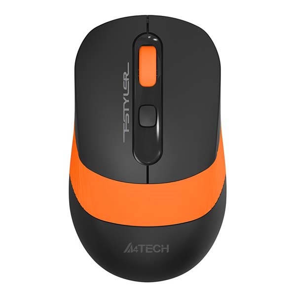 Мышь A4Tech FM10 ORANGE черно-оранжевая, 1000dpi, USB