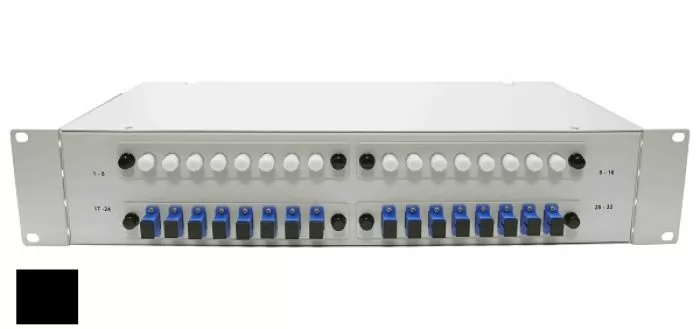 TELCORD КСу-32-2U 32-ST/APC-32-ST/APC-SM-1-КУ-BK