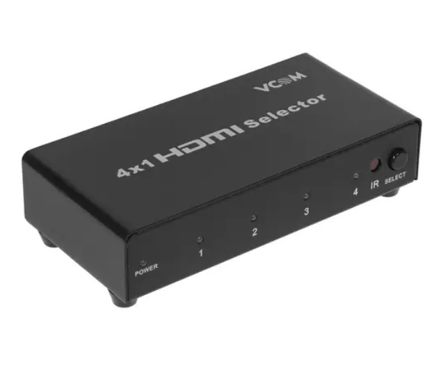 

Разветвитель VCOM DD434 HDMI 1.4V 4=>1, DD434