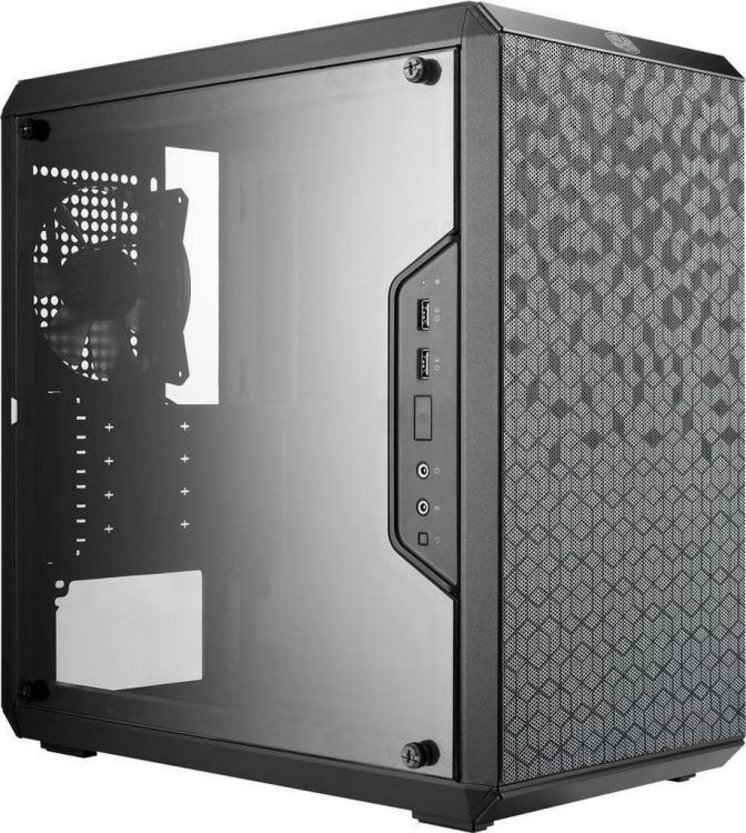 

Корпус mATX Cooler Master MasterBox Q300L без БП, черный, с окном, MasterBox Q300L